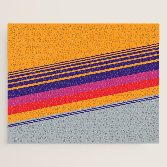 VHS pattern design 2 - 80s / 90s Retro Jigsaw Puzzle Gallery Image 1