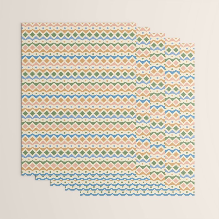 Simple Hand-cut Pattern #3 Wrapping Paper Gallery Image 3