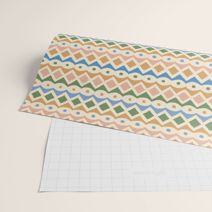 Simple Hand-cut Pattern #3 Wrapping Paper Gallery Image 2