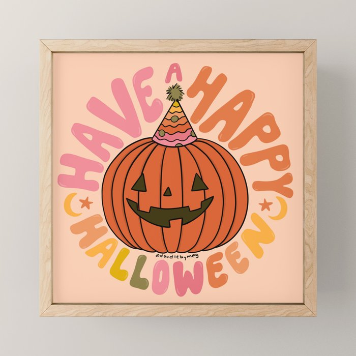 Happy Halloween Mini Art Print Gallery Image 1