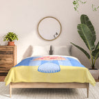 Mold the Future & Vote in Blueberry Blue Comforter Gallery Image 3