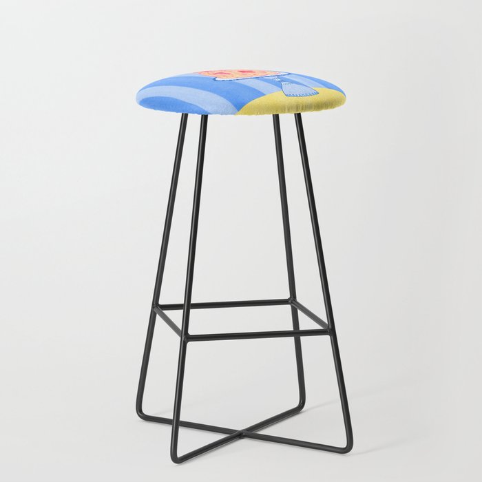 Mold the Future & Vote in Blueberry Blue Stool Gallery Image 1