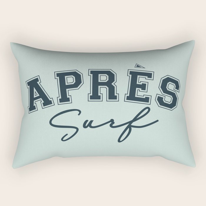 Aprés Surf Rectangular Pillow Gallery Image 1