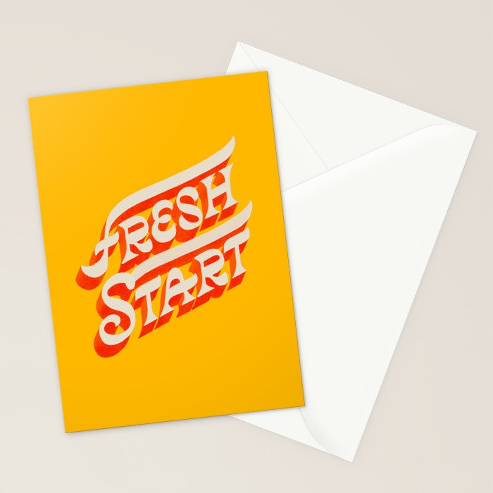 Fresh Start Stationery Card Gallery Image 2