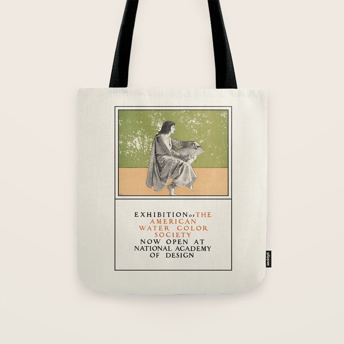 Maxfield Parrish Art Exhibition Poster, 1920 Tote Bag Gallery Image 1