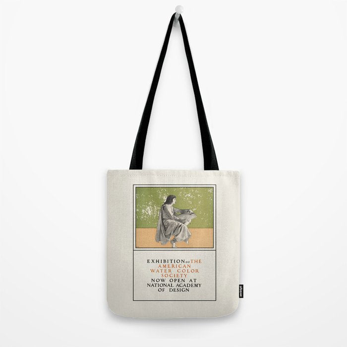 Maxfield Parrish Art Exhibition Poster, 1920 Tote Bag Gallery Image 2