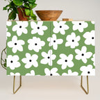 Daisy field - green Credenza Gallery Image 1