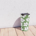 Daisy field - green Travel Mug Gallery Image 4