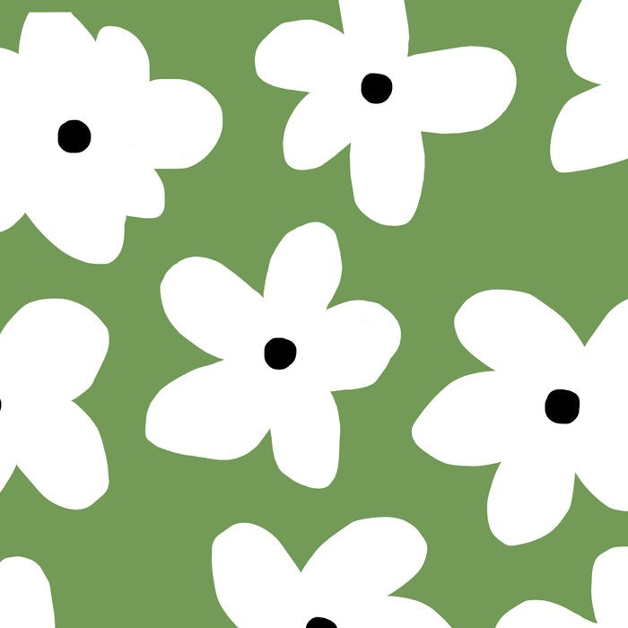 Daisy field - green Coffee Mug Gallery Image 2