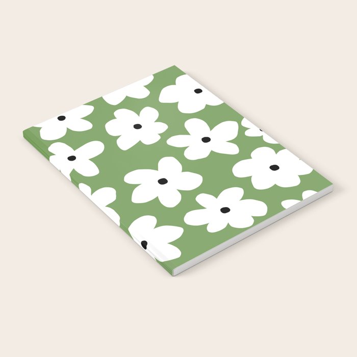 Daisy field - green Notebook Gallery Image 2