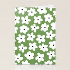 Daisy field - green Stationery Card Gallery Image 2