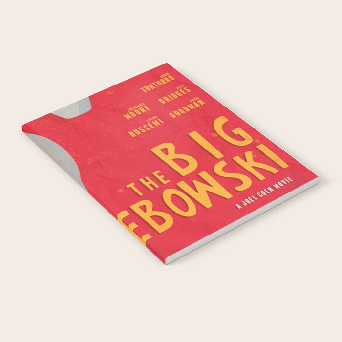 The Big Lebowski - Movie Poster, Coen brothers film, Jeff Bridges, John Turturro, bowling Notebook Gallery Image 1