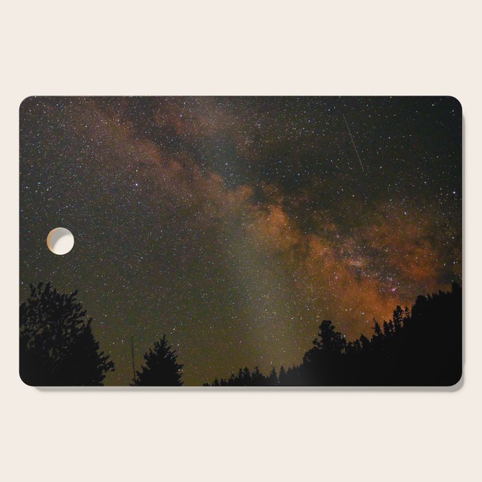 Milky Way in Northern California Cutting Board Gallery Image 1