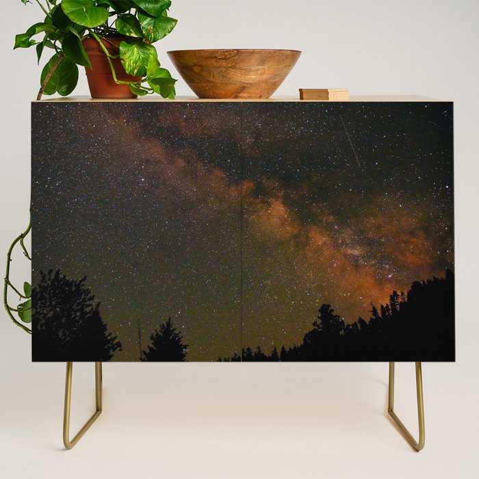 Milky Way in Northern California Credenza Gallery Image 1
