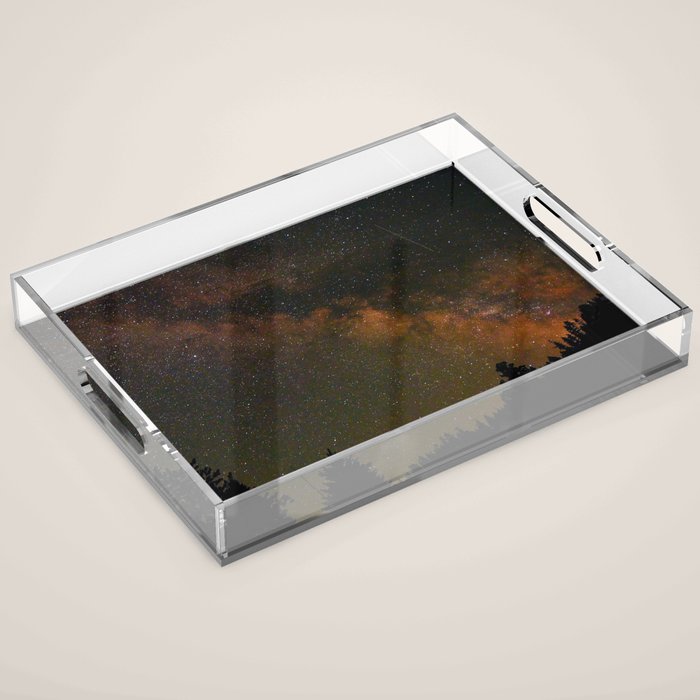 Milky Way in Northern California Acrylic Tray Gallery Image 1