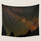 Milky Way in Northern California Wall Tapestry Gallery Image 4