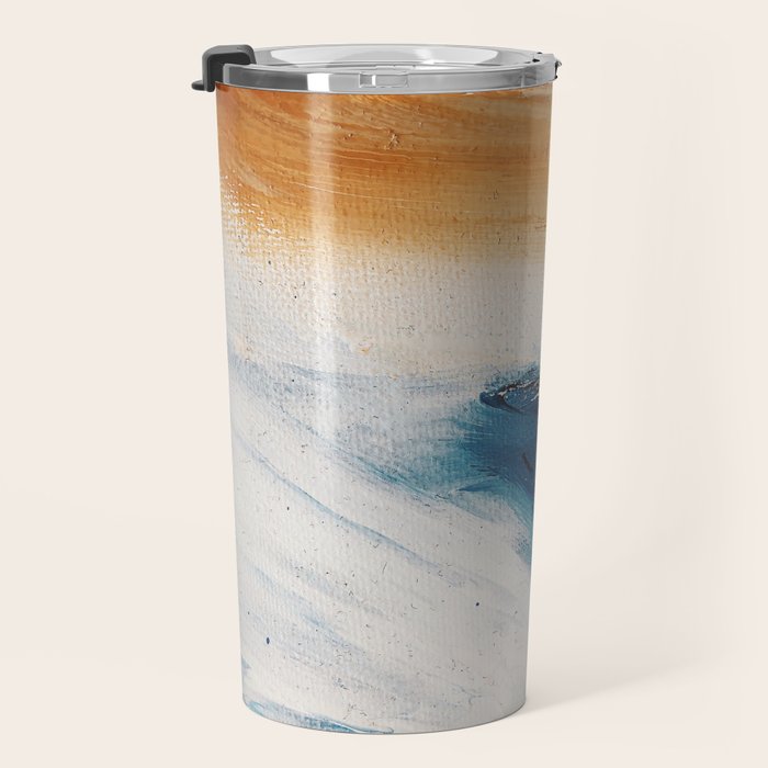 Abstract Oil Painting No.37 Travel Mug Gallery Image 3