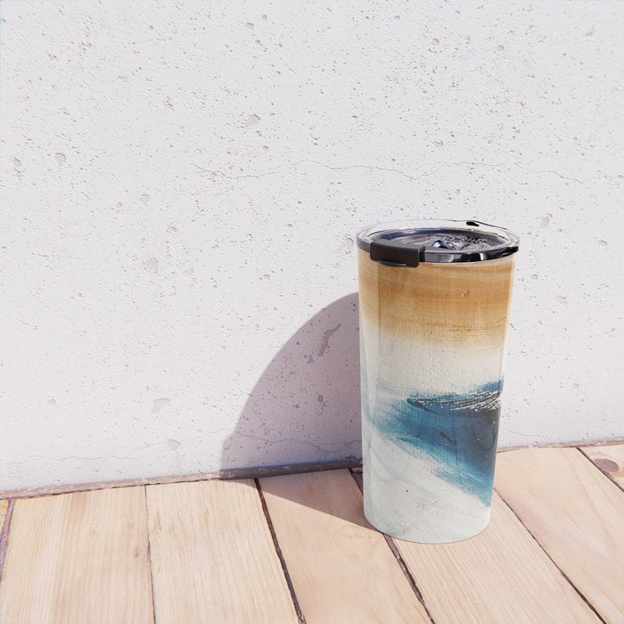 Abstract Oil Painting No.37 Travel Mug Gallery Image 4