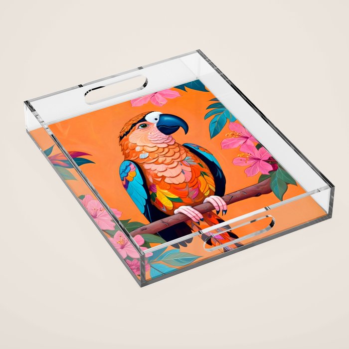 The Parrot Acrylic Tray Gallery Image 1