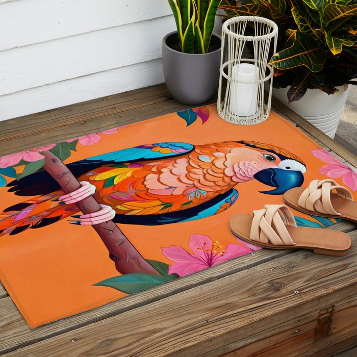 The Parrot Outdoor Rug Gallery Image 2