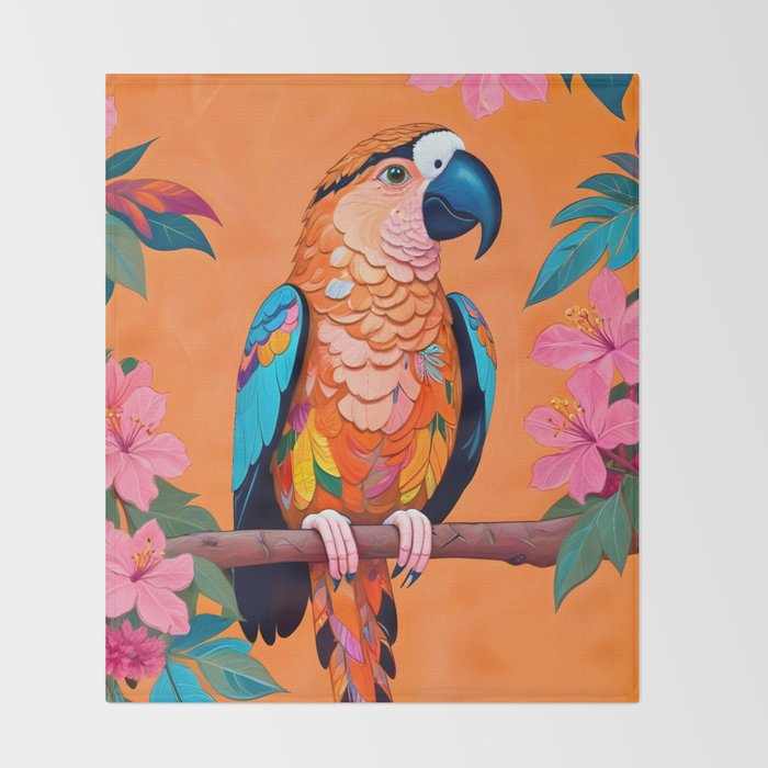 The Parrot Throw Blanket Gallery Image 2