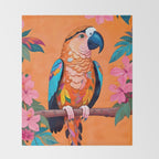 The Parrot Throw Blanket Gallery Image 2