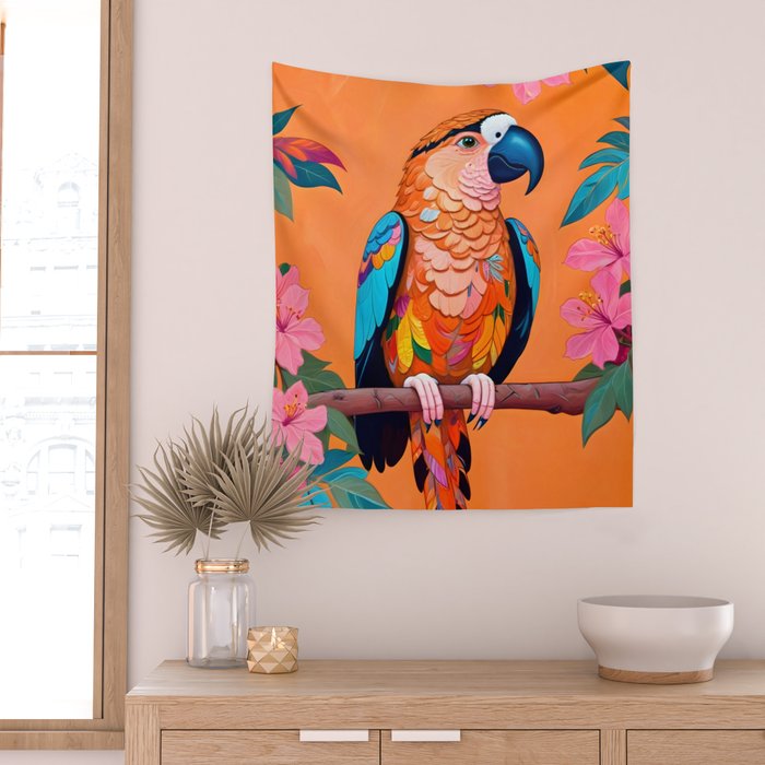 The Parrot Wall Tapestry Gallery Image 2