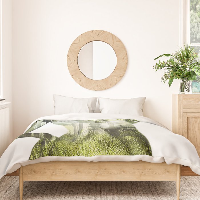 Tropical Woman Duvet Cover Gallery Image 3