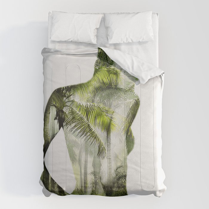 Tropical Woman Comforter Gallery Image 6