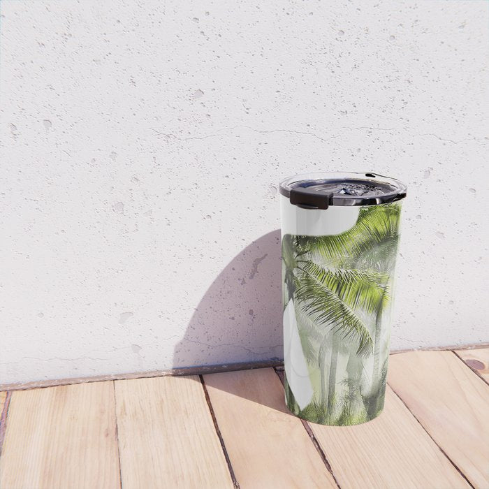 Tropical Woman Travel Mug Gallery Image 4