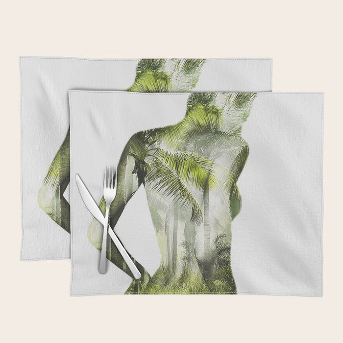 Tropical Woman Placemat Gallery Image 1