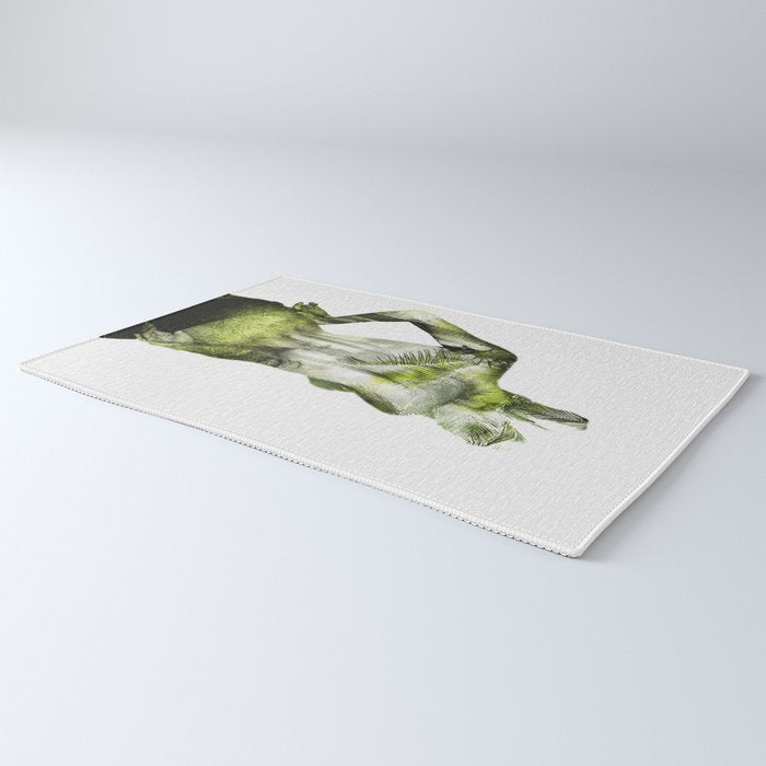 Tropical Woman Rug Gallery Image 3