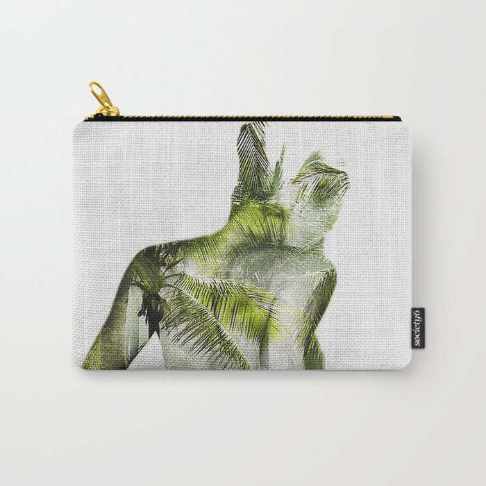 Tropical Woman Carry All Pouch Gallery Image 1
