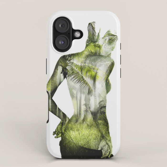 Tropical Woman iPhone Case Gallery Image 1
