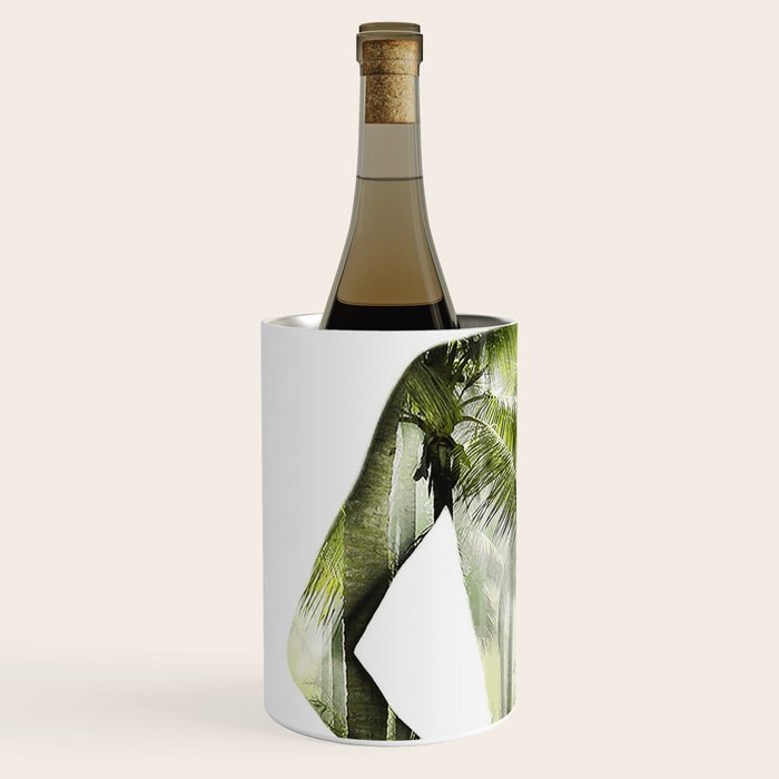 Tropical Woman Wine Chiller Gallery Image 2