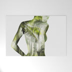 Tropical Woman Welcome Mat Gallery Image 1