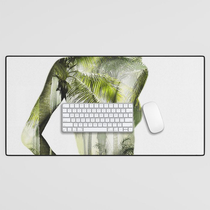 Tropical Woman Desk Mat Gallery Image 1