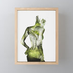 Tropical Woman Mini Art Print Gallery Image 1