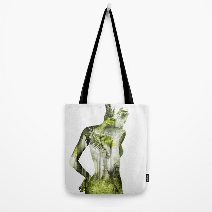 Tropical Woman Tote Bag Gallery Image 2