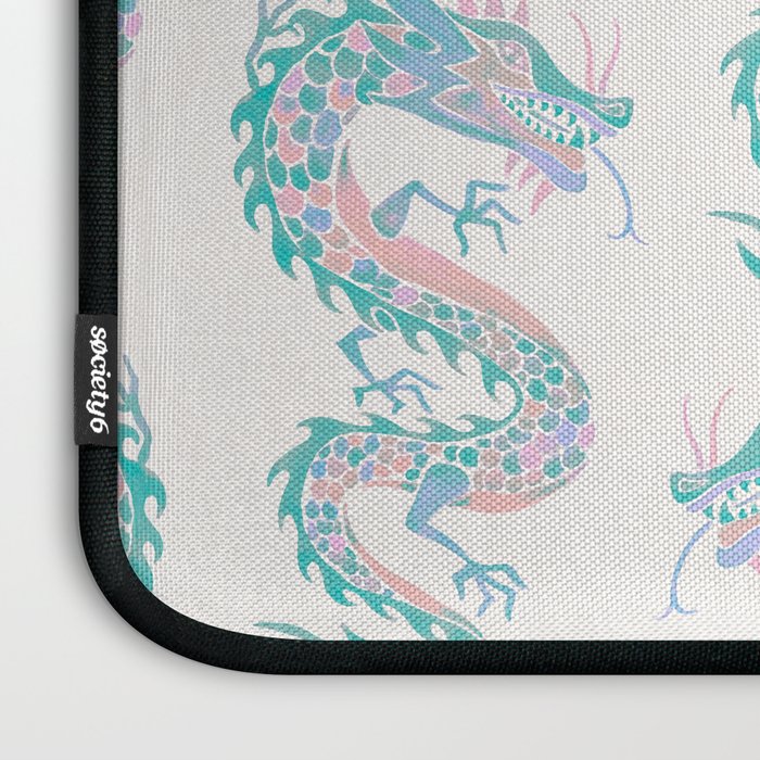Chinese Dragon â 90s Pastel Palette Laptop Sleeve Gallery Image 3