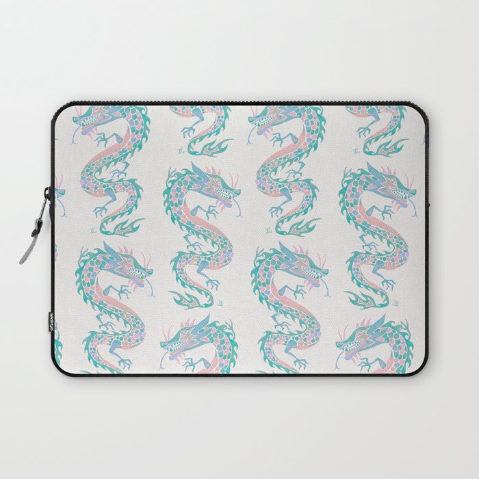 Chinese Dragon â 90s Pastel Palette Laptop Sleeve Gallery Image 1