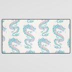 Chinese Dragon â 90s Pastel Palette Desk Mat Gallery Image 3