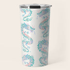 Chinese Dragon â 90s Pastel Palette Travel Mug Gallery Image 1