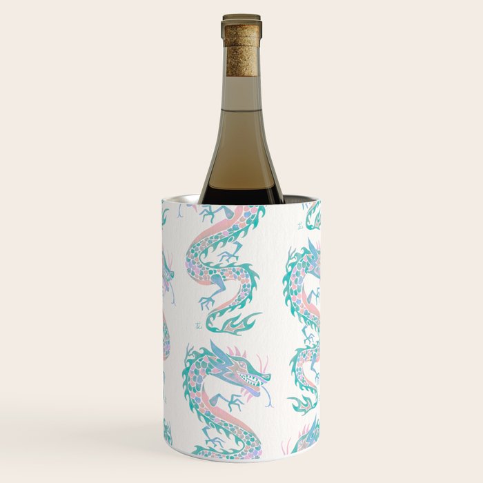 Chinese Dragon â 90s Pastel Palette Wine Chiller Gallery Image 2
