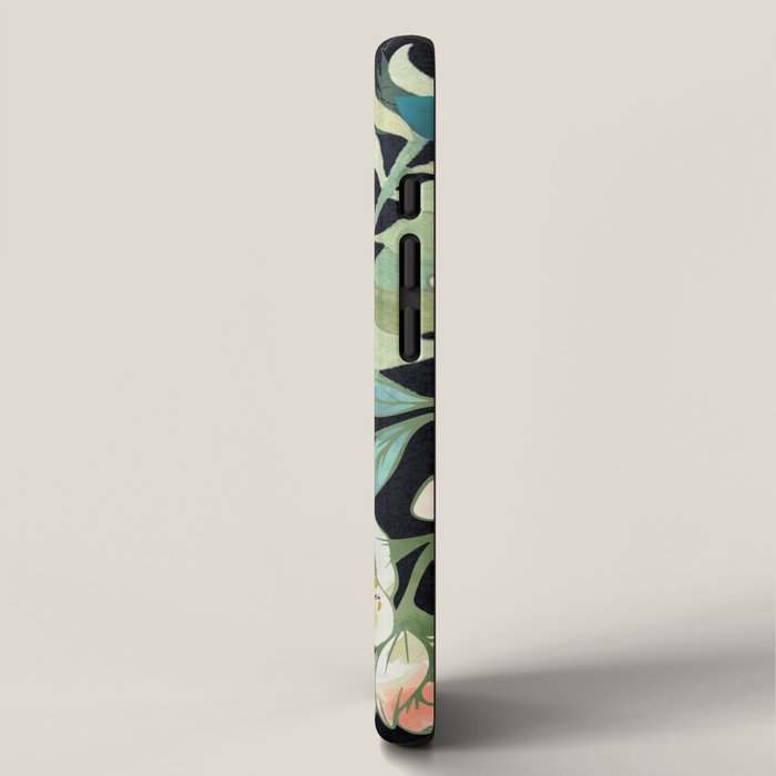 Metallic Floral Snake iPhone Case Gallery Image 2
