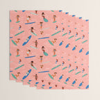 Surfer Girls Wrapping Paper Gallery Image 3