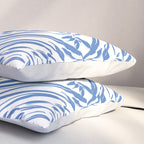 Floral pleasure pattern BW Pillow Sham Gallery Image 3