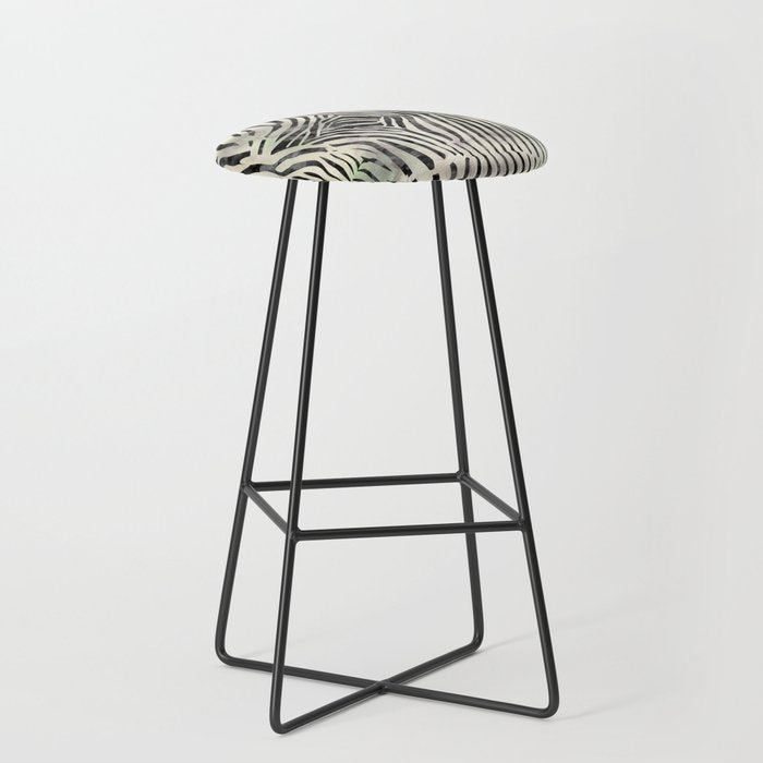 Zebra Print Stool Gallery Image 1