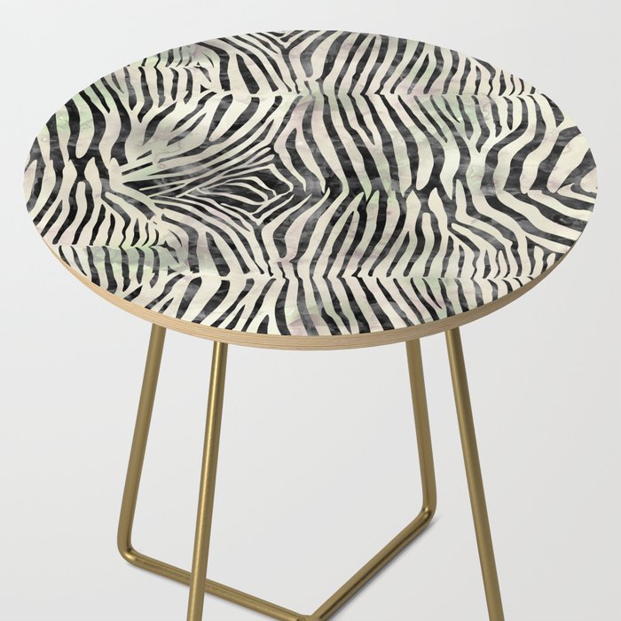 Zebra Print Side Table Gallery Image 2