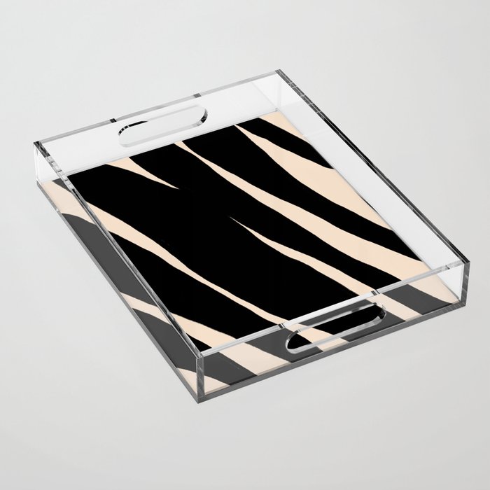 Zebra Acrylic Tray Gallery Image 1